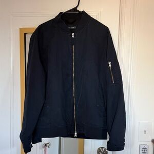 Navy Everlane XL Bomber Jacket